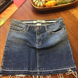 Gap denim mini skirt